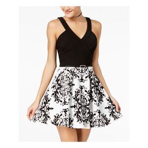 CRYSTAL DOLLS Black Sleeveless Short Dress 9